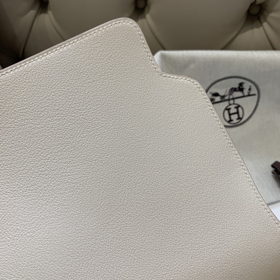 에르메스 룰리스18 나타 화이트 금장 에버컬러